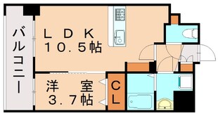 ラーナ福岡東の物件間取画像